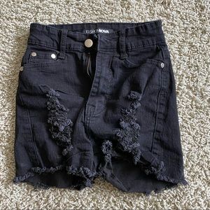 Fashion Nova ripped shorts